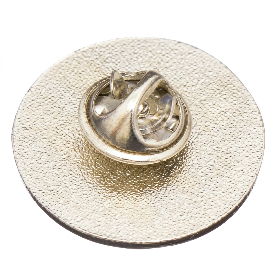 Clutch Pin on the back of a lapel pin