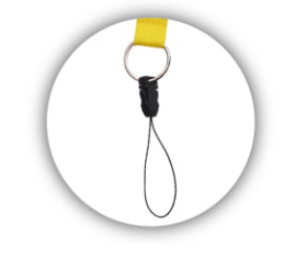 P001 Detachable Phone Holder lanyard attachment