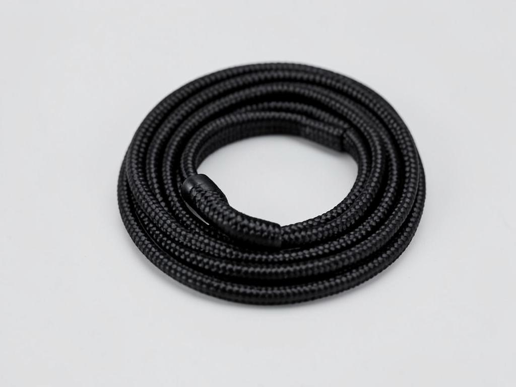 Round cord-style bootlace lanyard