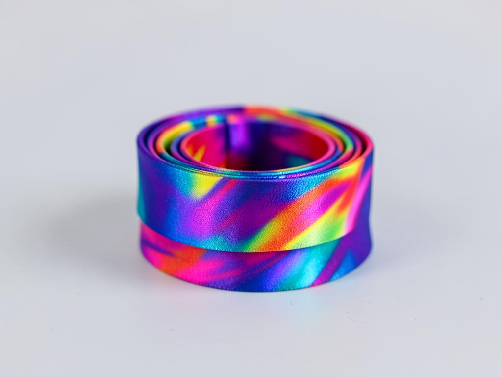 rPET lanyard fabric with vibrant full-colour sublimation print