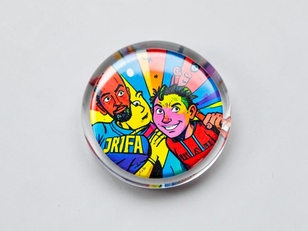 Printed Epoxy Pin example