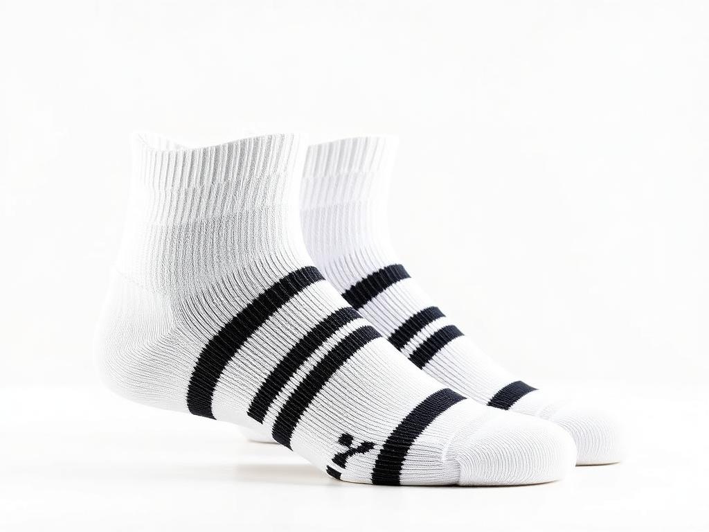 Custom knitted branded sports socks in brand colours