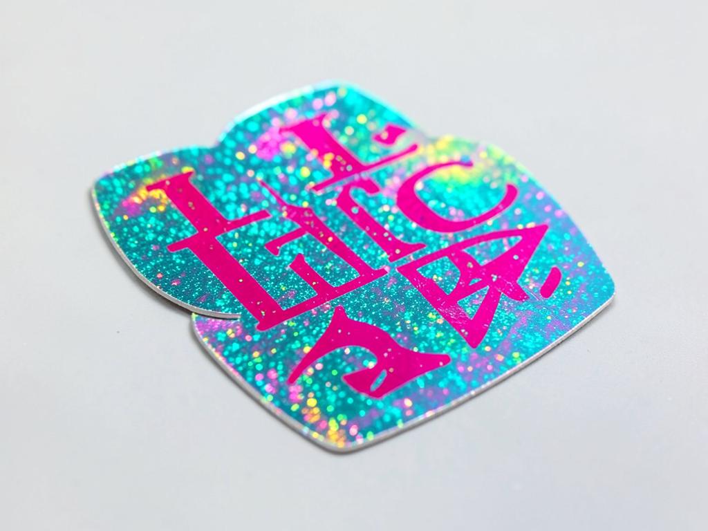 Holographic Sticker example